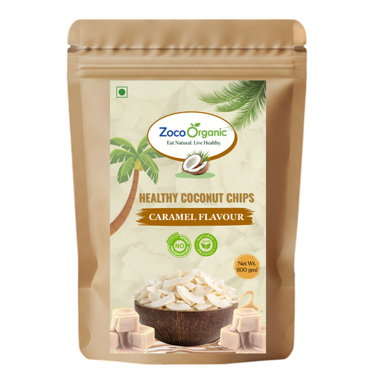 Healthy Coconut Chips – Caramel Flavour