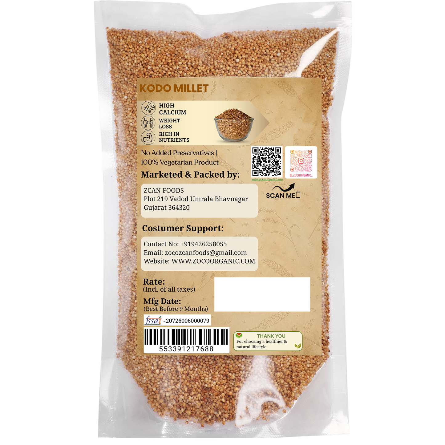 Kodo Millet | Premium Natural Millet
