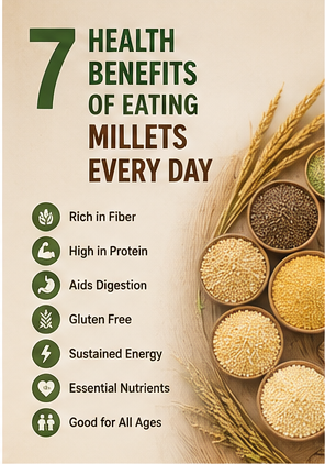 7 Health Benefits of Eating Millets Every Day
