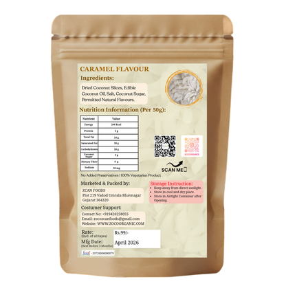 Healthy Coconut Chips – Caramel Flavour