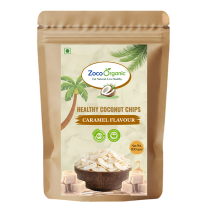 Healthy Coconut Chips – Caramel Flavour