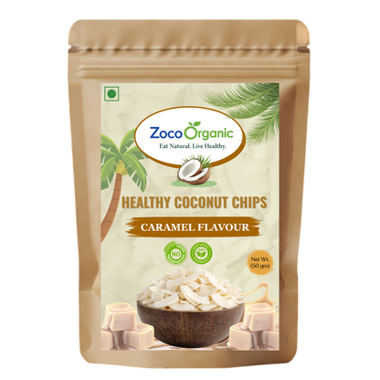 Healthy Coconut Chips – Caramel Flavour