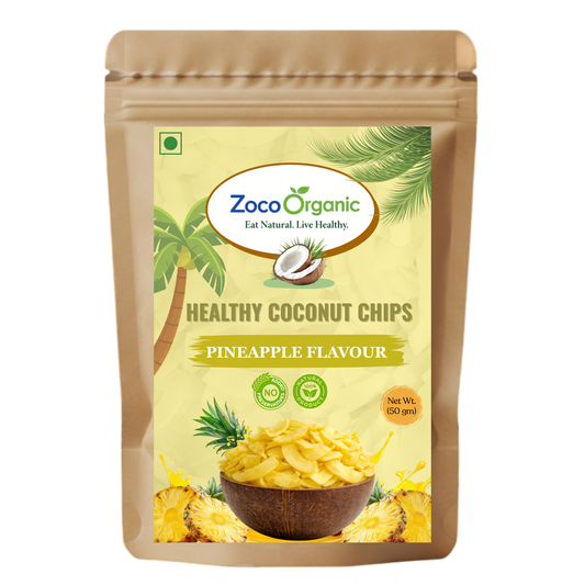 Healthy Coconut Chips – Pineapple Flavour