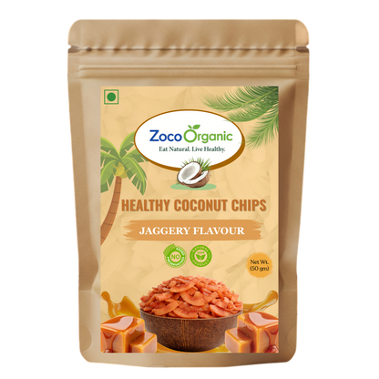 Healthy Coconut Chips – Jaggery Flavour