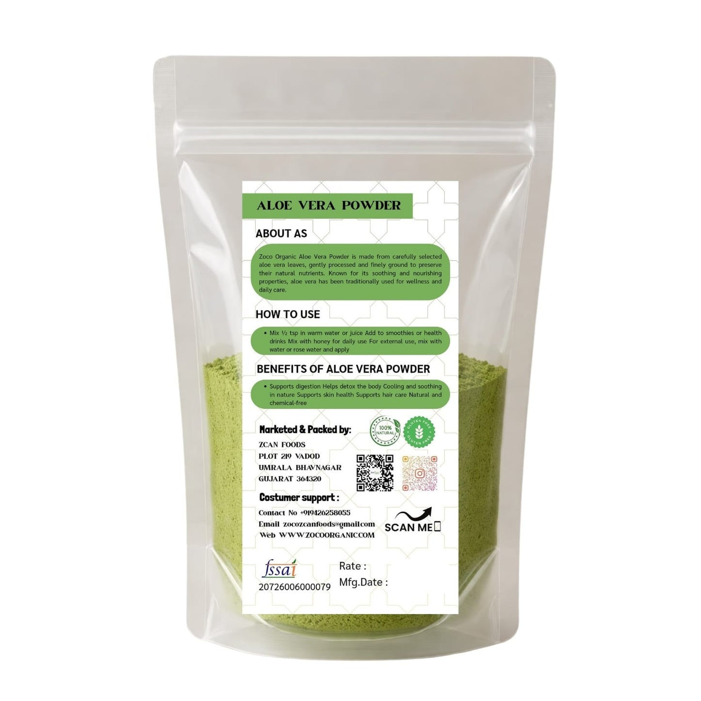 Aloe Vera Powder (150g)