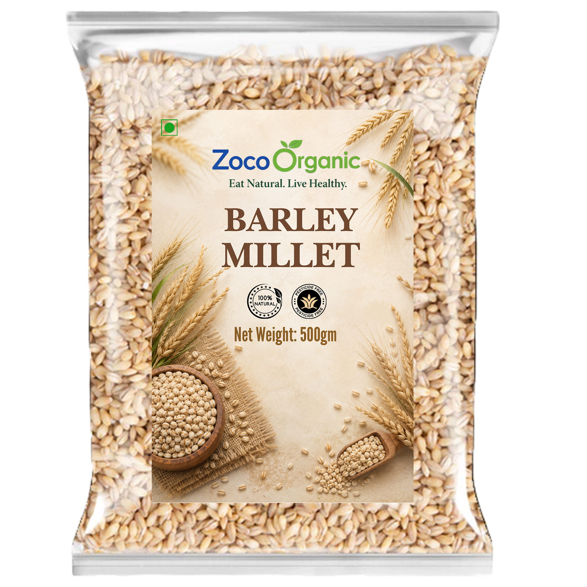 Organic Barley Millet | High Fiber Nutritious Grain