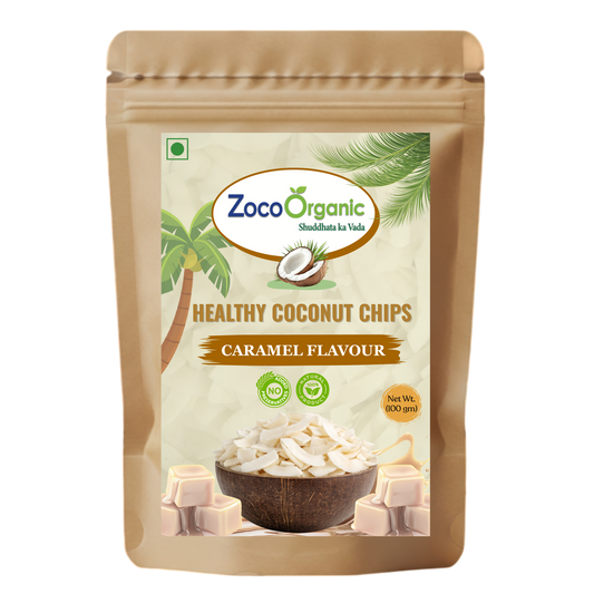 Healthy Coconut Chips – Caramel Flavour