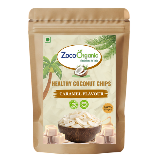 Healthy Coconut Chips – Caramel Flavour