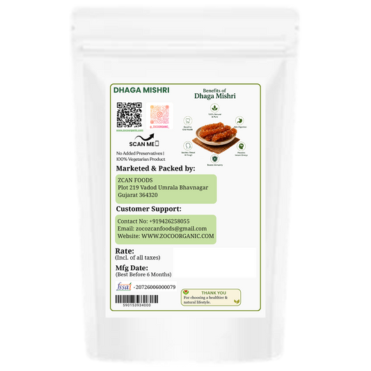 Natural Dhaga Mishri Crystals – Chemical Free Sweetener