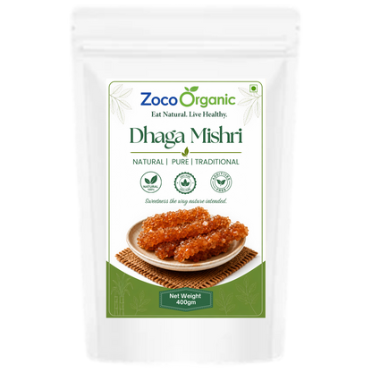 Natural Dhaga Mishri Crystals – Chemical Free Sweetener