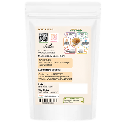Natural Gond Katira (150g)| Premium Natural Tragacanth Gum