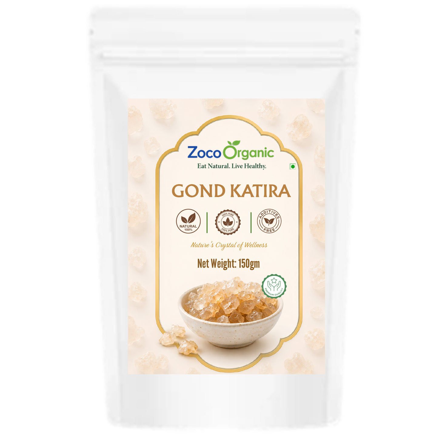 Natural Gond Katira (150g)| Premium Natural Tragacanth Gum