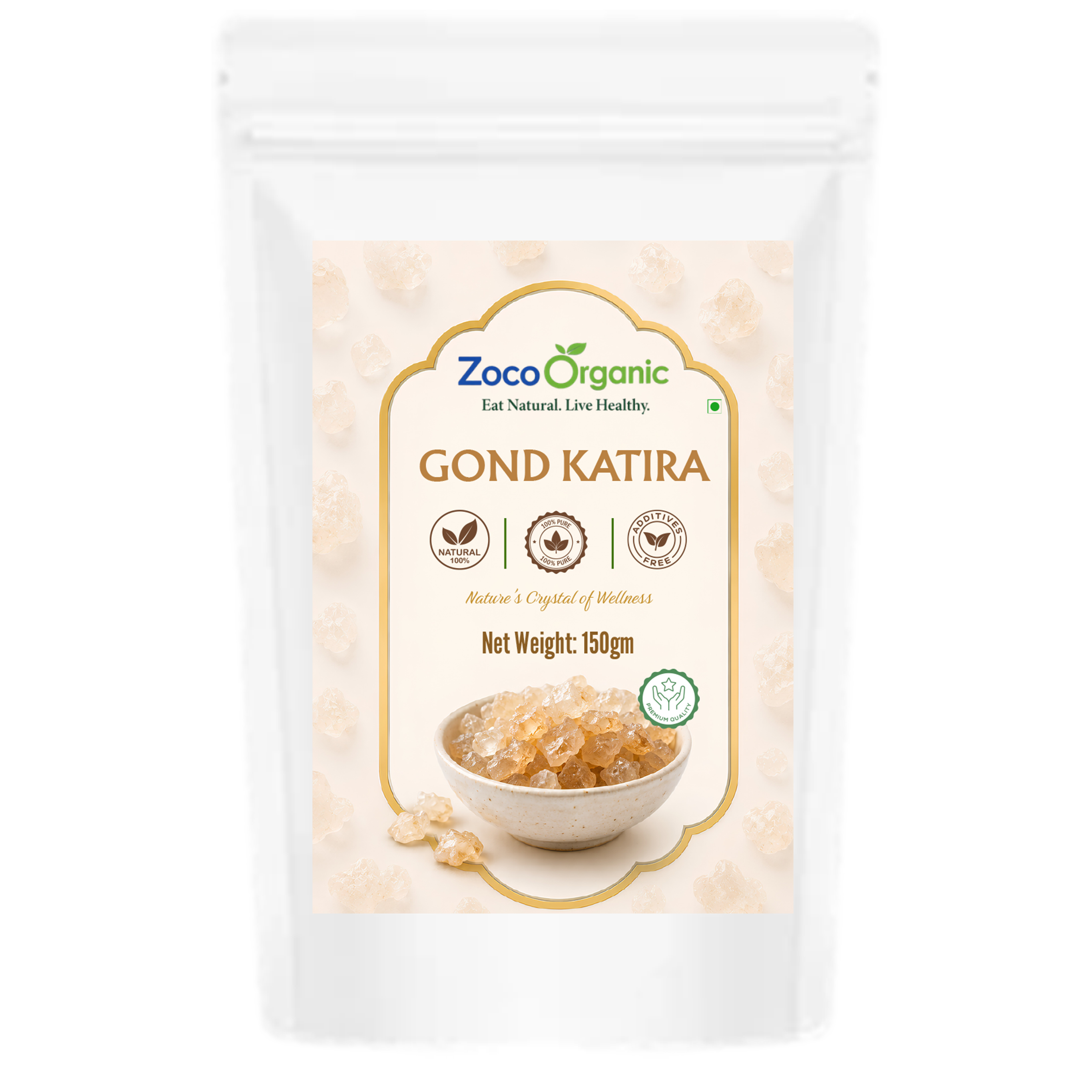 Natural Gond Katira (150g)| Premium Natural Tragacanth Gum