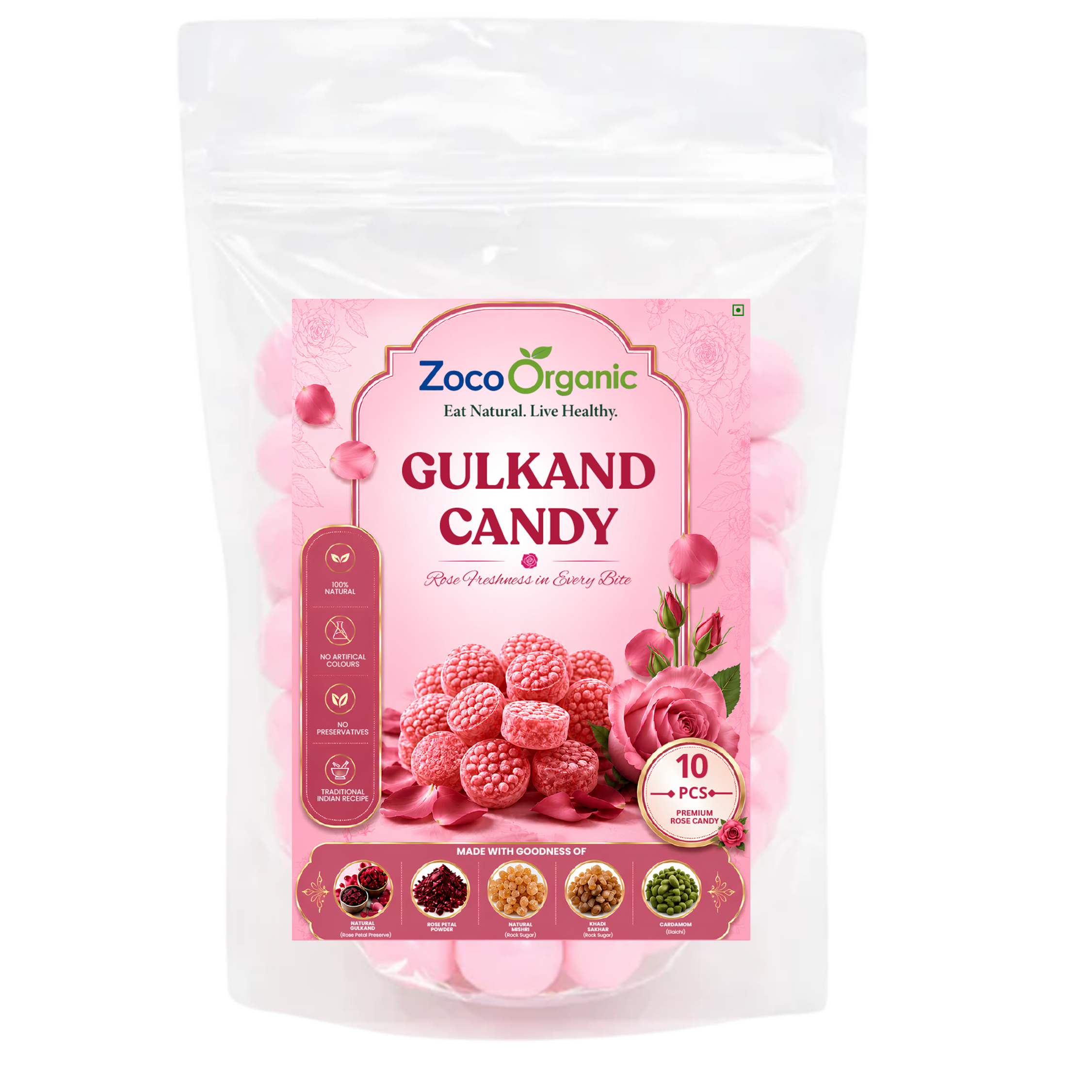Gulkand Candy | Rose Petal Delight Candy