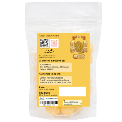 Haldi Milk Candy | Turmeric Milk Flavored Candy