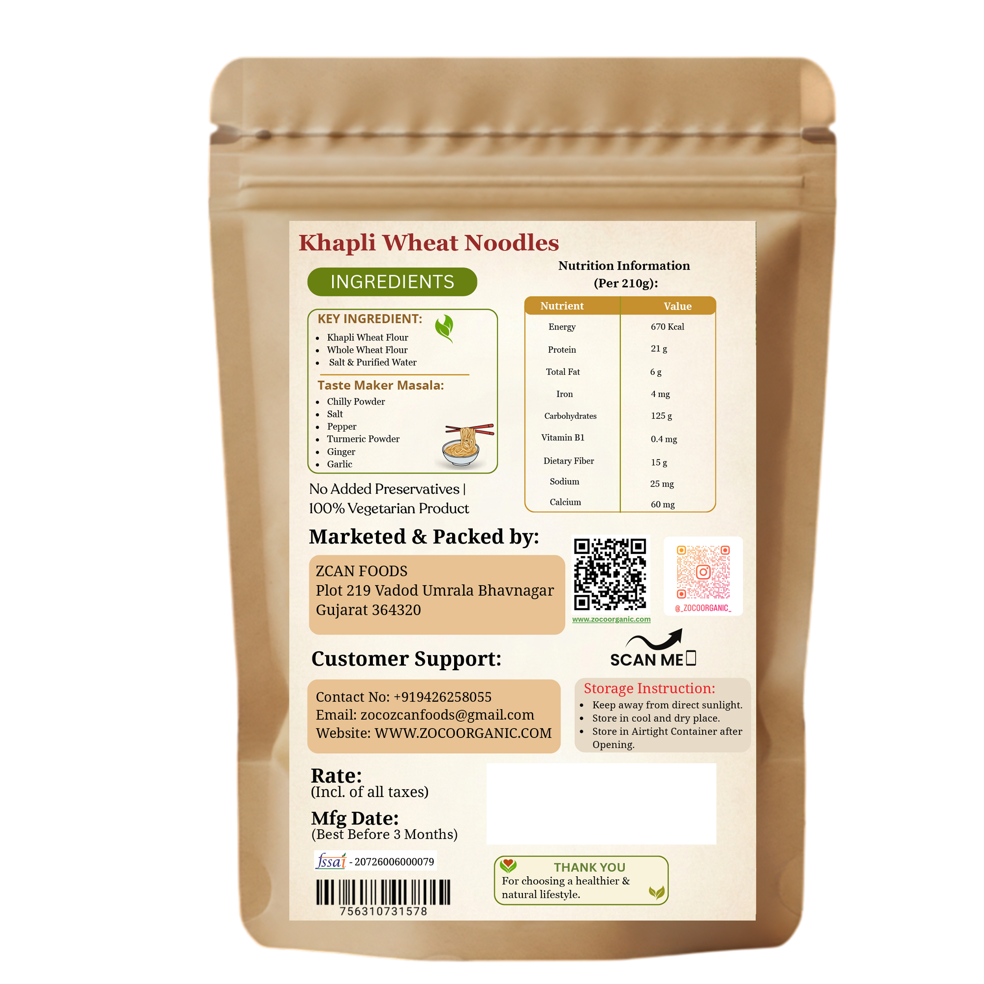 Khapli Wheat Noodles | Healthy No Maida Noodles