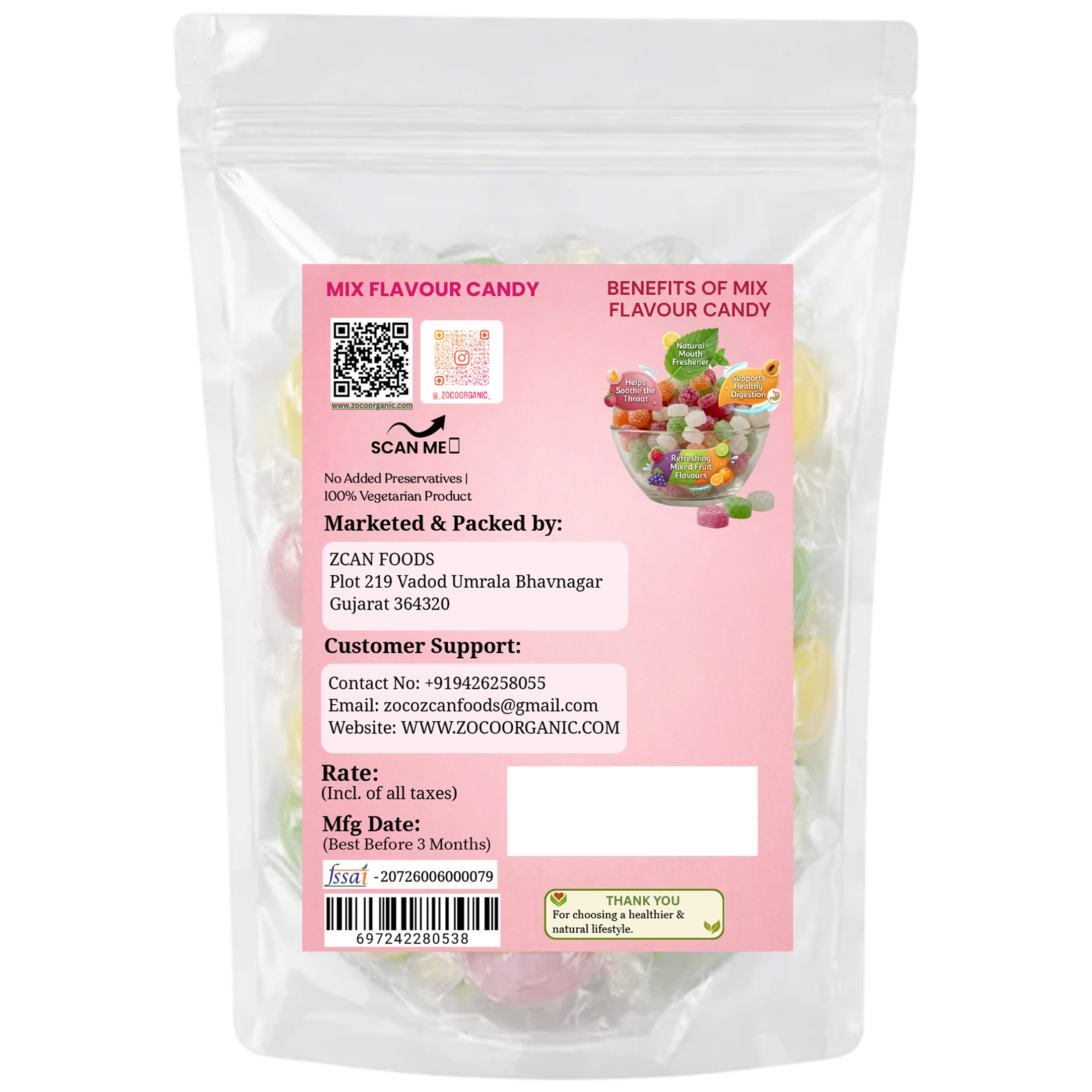 Mix Flavour Candy