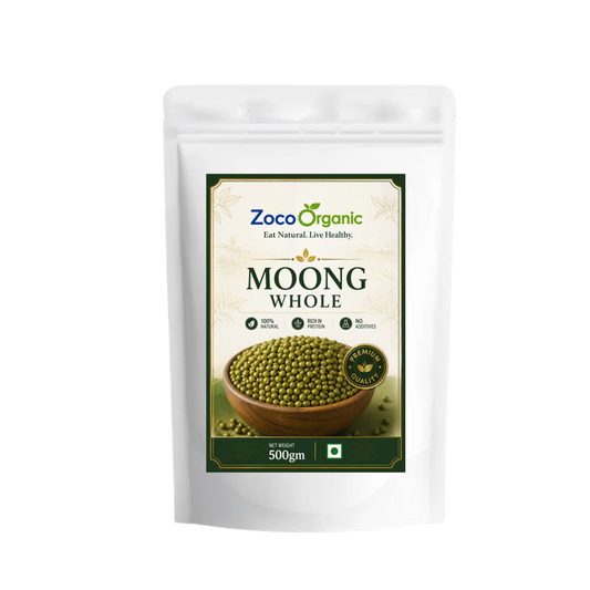 Organic Whole Green Moong(Sabut Moong)