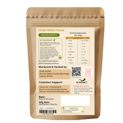 Multi Millet Pasta | Made with Nutritious Millets