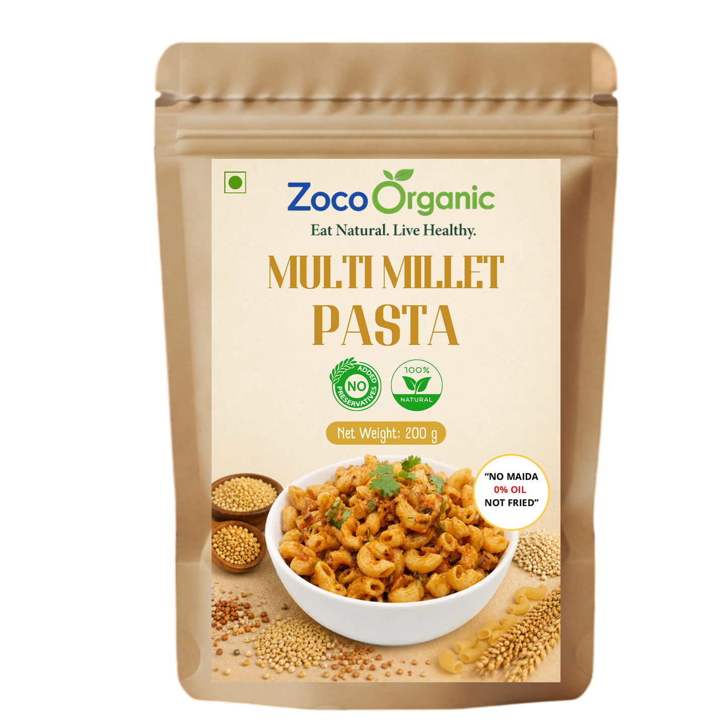 Multi Millet Pasta | Made with Nutritious Millets
