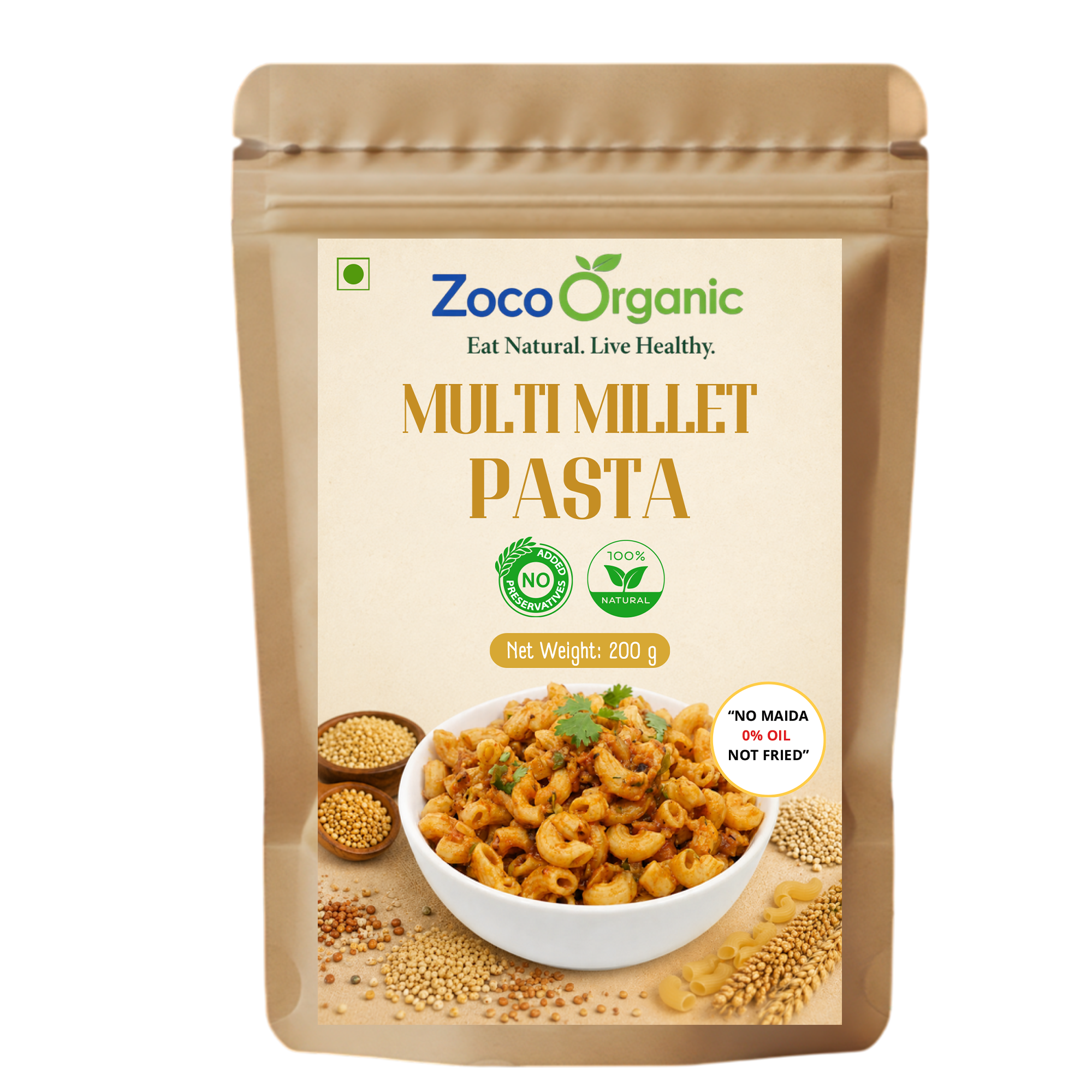 Multi Millet Pasta | Made with Nutritious Millets