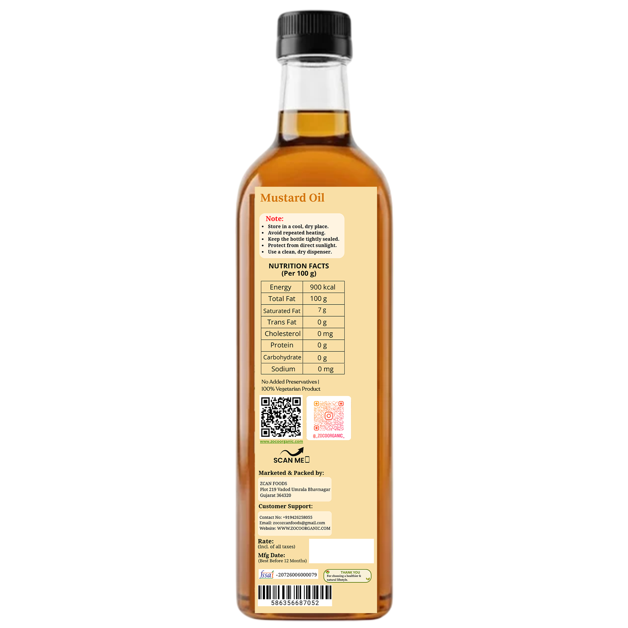 Pure Mustard Oil (Kachi Ghani Sarso Oil) | Natural Cold Pressed Cooking Oil