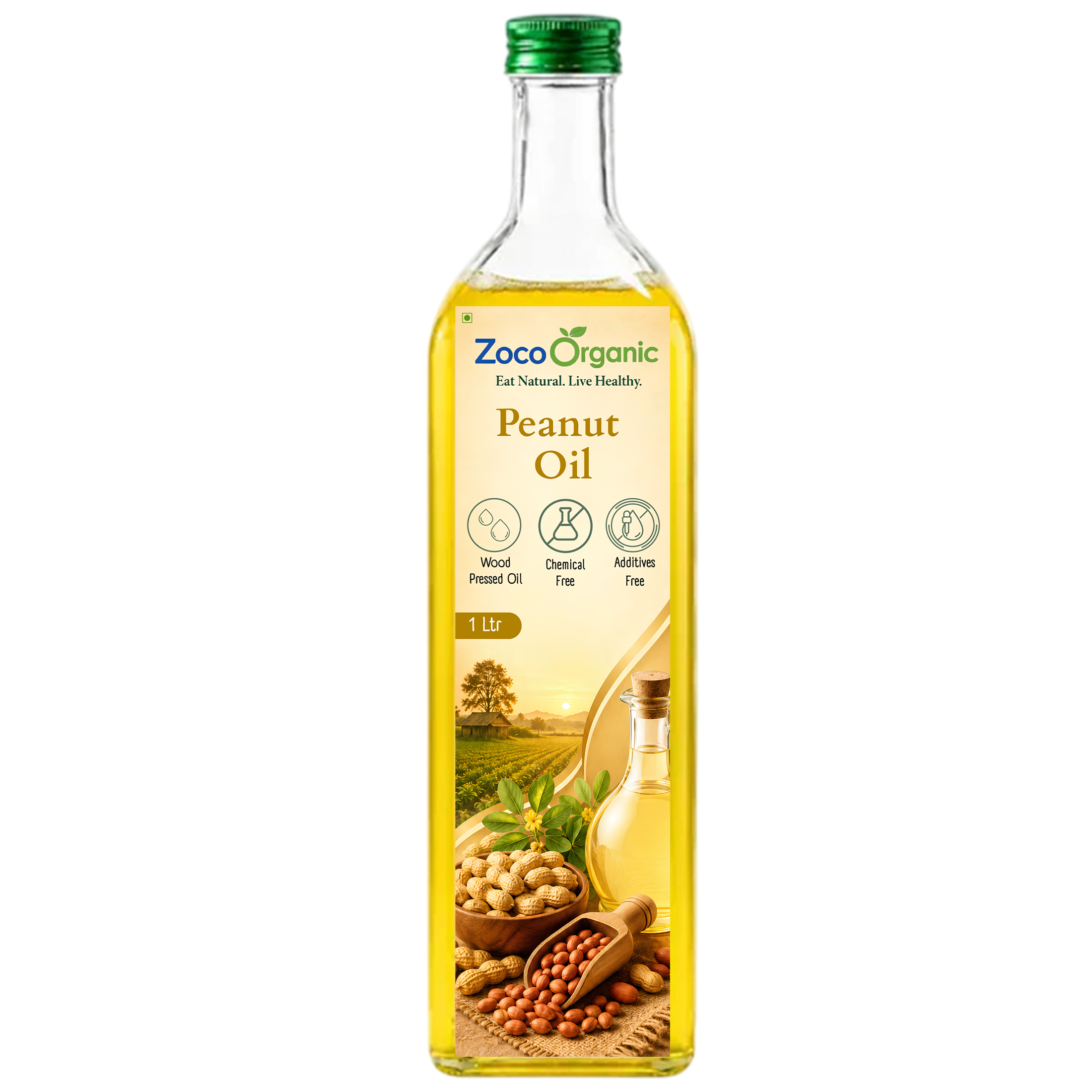Pure Peanut Oil (Groundnut Oil) | Cold Pressed & Chemical Free Cooking Oil