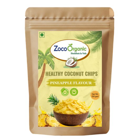 Healthy Coconut Chips – Pineapple Flavour