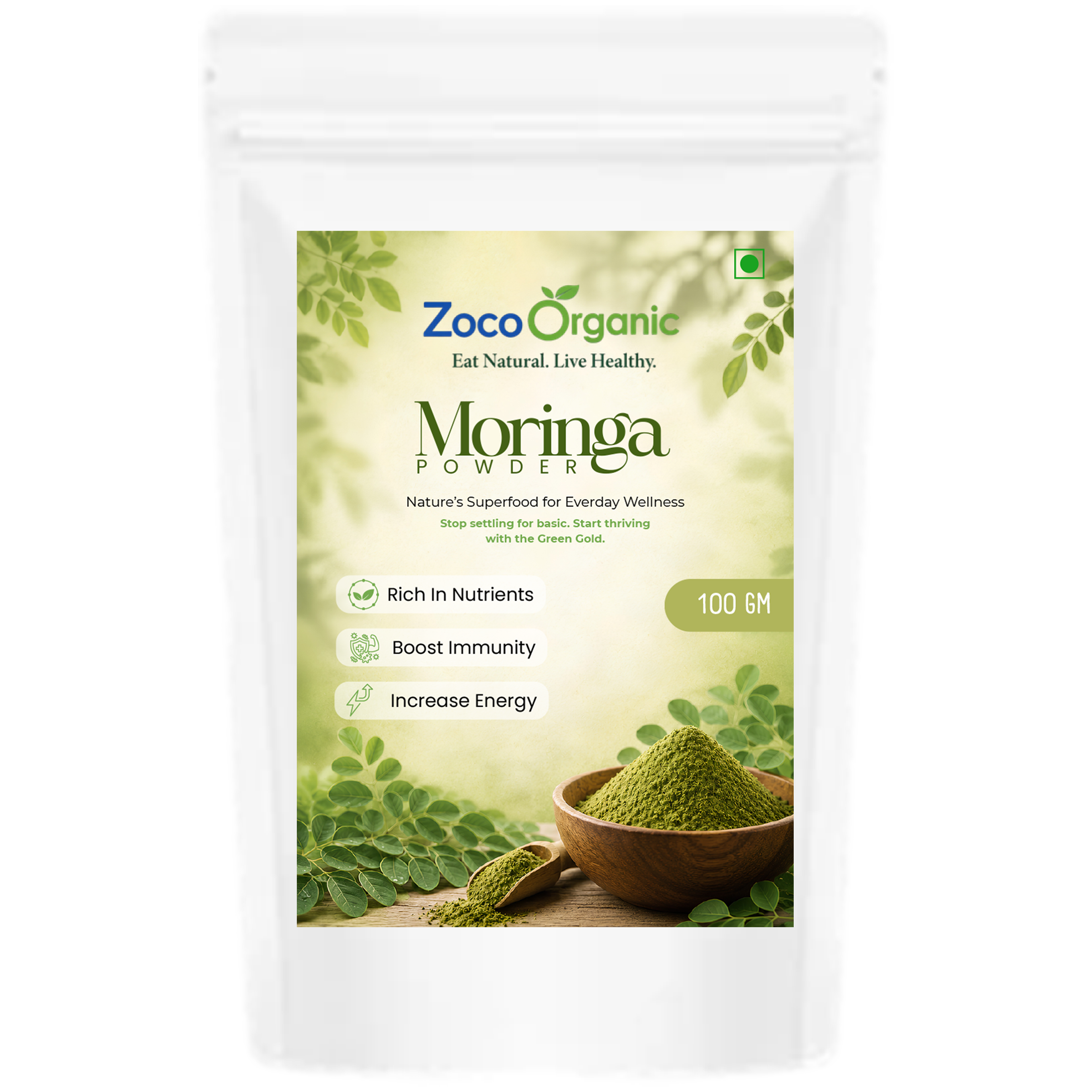 Moringa Powder | Pure & Natural | Superfood Supplement