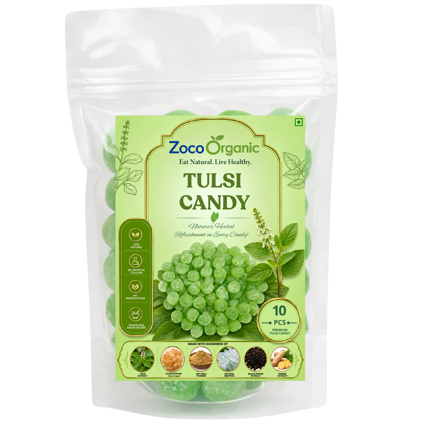 Tulsi Candy | Herbal Immunity Support Candy