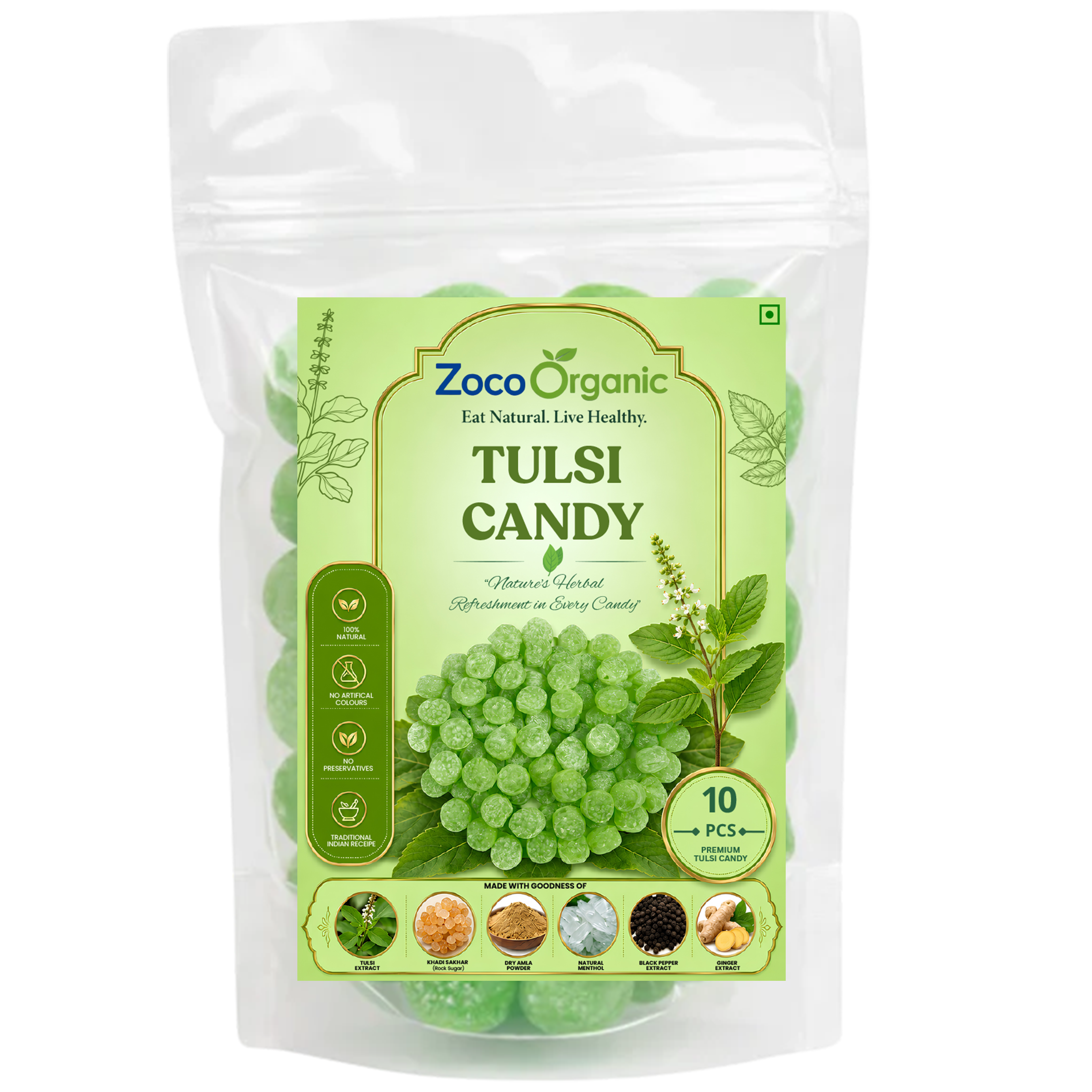 Tulsi Candy | Herbal Immunity Support Candy